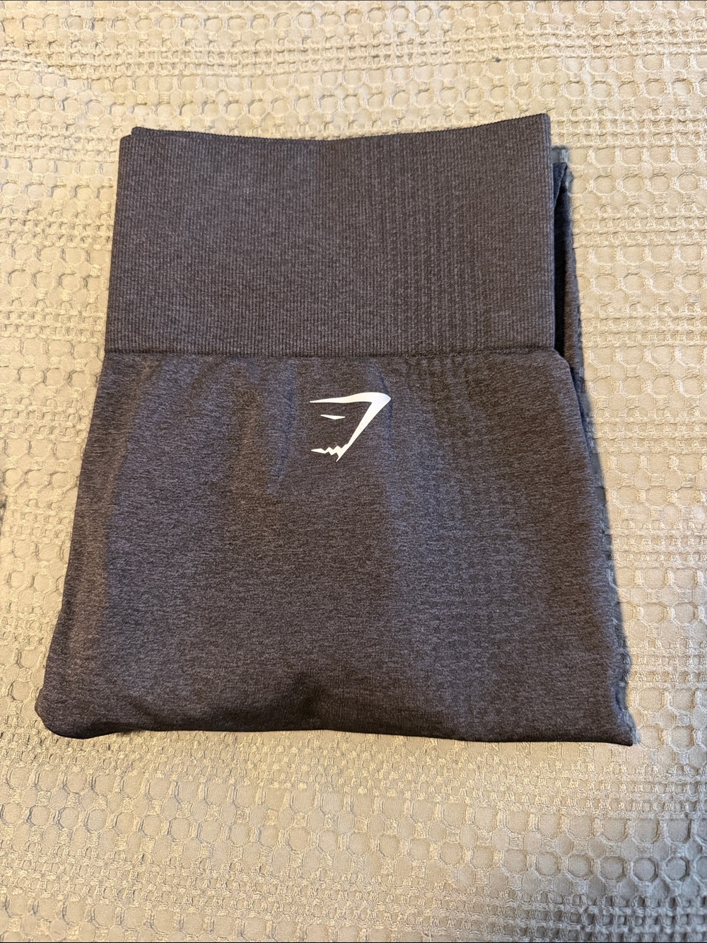 Gymshark Kids Dark Gray Seamless High-Waist Leggings